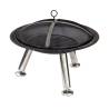 RedFire Chicago Black Steel Fire Bowl - 75 cm | HipoMarket UK