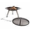 RedFire Chicago Black Steel Fire Bowl - 75 cm | HipoMarket UK