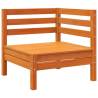 Garden Sofa 2-Seater with Footstool - Solid Pine Wood