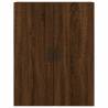 Elegant Brown Oak Highboard - Stylish Storage Solution