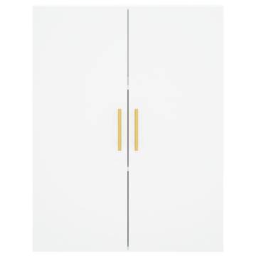 Stylish Highboard White 69.5x34x180 cm - Durable & Elegant