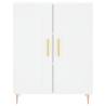 Stylish Highboard White 69.5x34x180 cm - Durable & Elegant