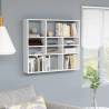 Wall Shelf High Gloss White 90x16x78 cm Engineered Wood Colour high gloss white Quantity in Package 1 Number of Pieces 