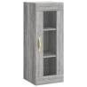 Stylish Highboard Grey Sonoma - 34.5x34x180 cm