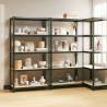 5-Layer Shelves 3 pcs Anthracite Steel&Engineered Wood Colour anthracite Size 100 x 50 x 200 cm Quantity in Package 3 Amount 