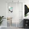 Sliding Door White 102.5x205 cm Tempered Glass and Aluminium Colour white and transparent Size 102.5 x 205 cm Quantity in Package 1 Pattern 3x2 grids 