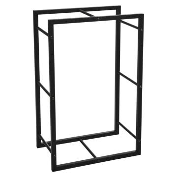 ProGarden Rectangular Wood Storage Stand - 45x28x70 cm Black