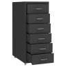 Mobile File Cabinet Anthracite - Durable Metal Storage Solution