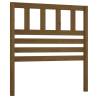 Bed Headboard Honey Brown 106x4x100 cm Solid Wood Pine