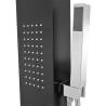 Stylish Matte Black Aluminium Shower Panel System | HipoMarket