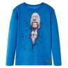 Kids' T-shirt with Long Sleeves Petrol 104 Colour petrol Size 104 (3-4y) 