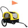 2-in-1 Pet Bike Trailer & Jogging Stroller - Yellow & Black