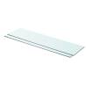 Shelves 2 pcs Panel Glass Clear 80x20 cm Size 80 x 20 cm Quantity in Package 2 Number of Pieces 1 