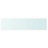 2 pcs Clear Glass Shelves 80x20 cm - Durable & Stylish