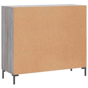 Sideboard Grey Sonoma 90x34x80 cm | Modern Engineered Wood