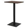 Bistro Table Dark Ash 78.5x78.5x107 cm Colour dark ash Size 78.5 x 78.5 x 107 cm Quantity in Package 1 