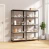 5-Layer Shelves 2 pcs Anthracite Steel&Engineered Wood Colour anthracite Size 75 x 30 x 172 cm Quantity in Package 2 Amount 