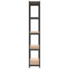 5-Layer Shelves Set - Anthracite Steel & Engineered Wood