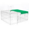 @Pet Outdoor Pet Enclosure Castle - 144x112x60 cm Metal