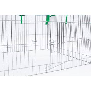 @Pet Outdoor Pet Enclosure Castle - 144x112x60 cm Metal