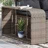 Storage Shelves 2 pcs Grey Poly Rattan Colour grey Number of 1 