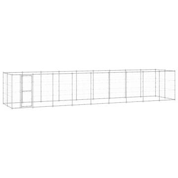 Outdoor Dog Kennel Galvanised Steel - Versatile Play Area