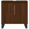 3 Piece Brown Oak Bathroom Cabinet Set - Stylish & Practical