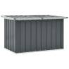 Garden Storage Box Grey 109x67x65 cm Colour grey Size 109 x 67 x 65 cm 