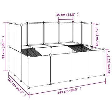 Transparent Small Animal Cage - Safe & Spacious | HipoMarket