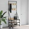 Clothes Rack with Shoe Storage Sonoma Oak 70x40x184 cm Colour sonoma oak Size 70 x 40 x 184 cm Quantity in Package 1 Number of 