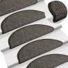 Self-adhesive Stair Mats Sisal-Look 15 pcs 56x20 cm Anthracite Colour anthracite Size 56 x 17 x 3 cm Quantity in Package 15 