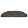 Self-Adhesive Stair Mats Sisal-Look - 15 pcs Anthracite | HipoMarket