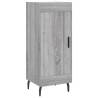 Stylish Highboard Grey Sonoma - Engineered Wood 34.5x34x180 cm