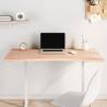 Desk Top 110x(55-60)x2.5 cm Solid Wood Beech Colour natural Size 110 x (55-60) x 2.5 cm 