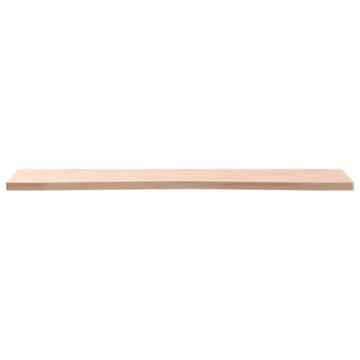 Solid Wood Beech Desk Top 110x(55-60)x2.5 cm - Hipomarket