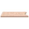 Solid Wood Beech Desk Top 110x(55-60)x2.5 cm - Hipomarket