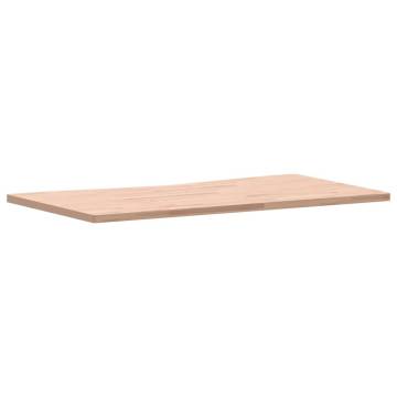 Solid Wood Beech Desk Top 110x(55-60)x2.5 cm - Hipomarket