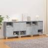 Sideboards 3 pcs Concrete Grey 60x35x70 cm Engineered Wood Colour concrete grey Quantity in Package 3 