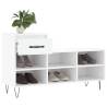 Elegant Shoe Cabinet White 102x36x60 cm | HipoMarket