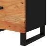 Industrial Bedside Cabinet - Solid Wood Acacia & Engineered Wood