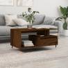 Coffee Table Brown Oak 90x49x45 cm Engineered Wood Colour brown oak Quantity in Package 1 