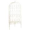 Antique White Iron Garden Bench - 95 cm | Hipo Market