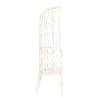 Antique White Iron Garden Bench - 95 cm | Hipo Market