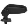 Car Armrest Black - Adjustable ABS Storage for Vehicles