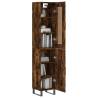 Highboard Smoked Oak - Stylish Engineered Wood Storage