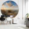 WallArt Wallpaper Circle Beachlife - Stylish Wall Decor