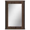 Brown Oak Bathroom Mirror Cabinet - Sleek & Functional Design