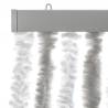 Fly Curtain Light Grey & White 90x220 cm - Insect Protection