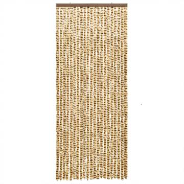 Fly Curtain Beige & Brown 100x200 cm - Keep Insects Out