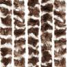 Fly Curtain Brown & White 100x230 cm Chenille | HipoMarket